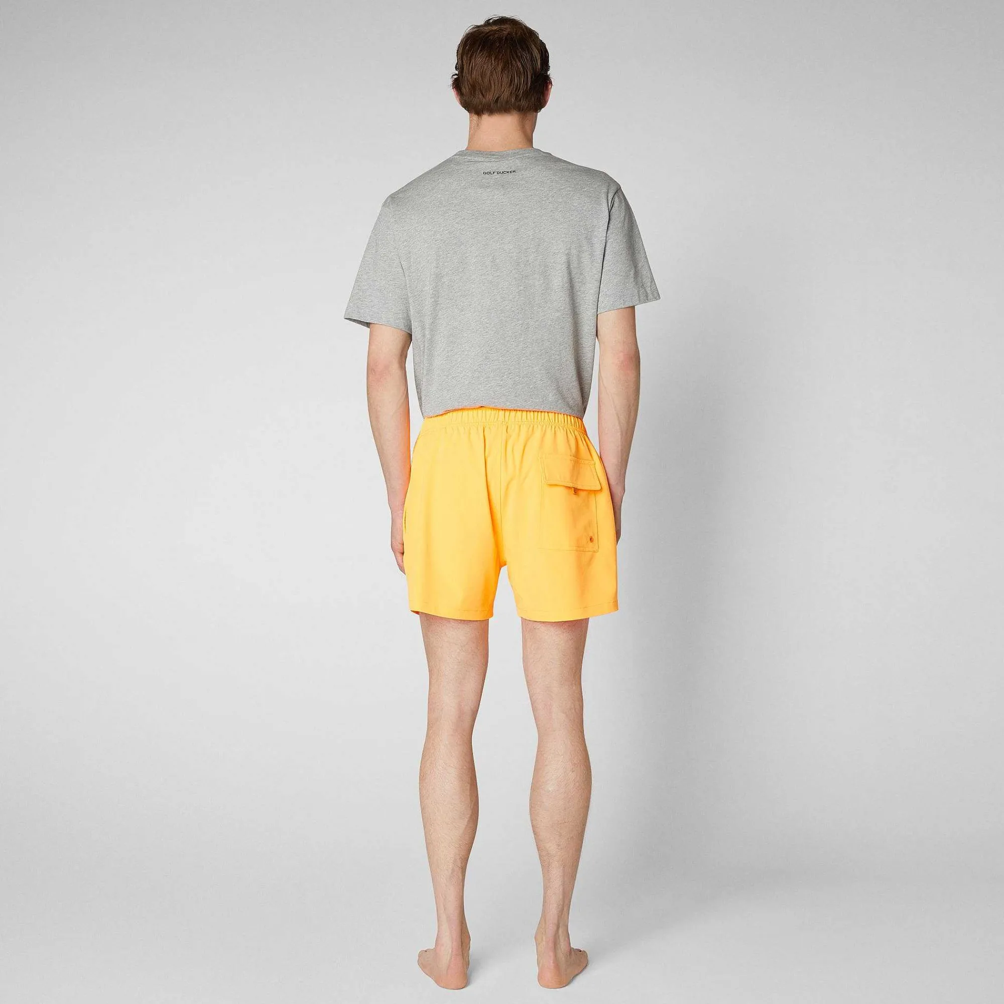 Costumi Da Bagno^Save The Duck Costume Da Bagno Uomo Demna Arancione Fluo