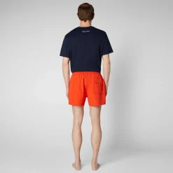 Costumi Da Bagno^Save The Duck Costume Da Bagno Uomo Demna Rosso Acceso