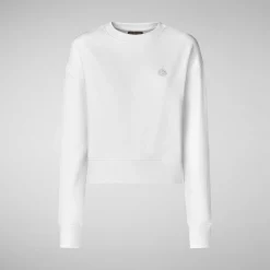 T-Shirt & Felpe^Save The Duck Felpa Donna Ligia In Bianco
