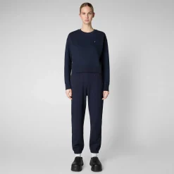 T-Shirt & Felpe^Save The Duck Felpa Donna Ligia In Blu Navy
