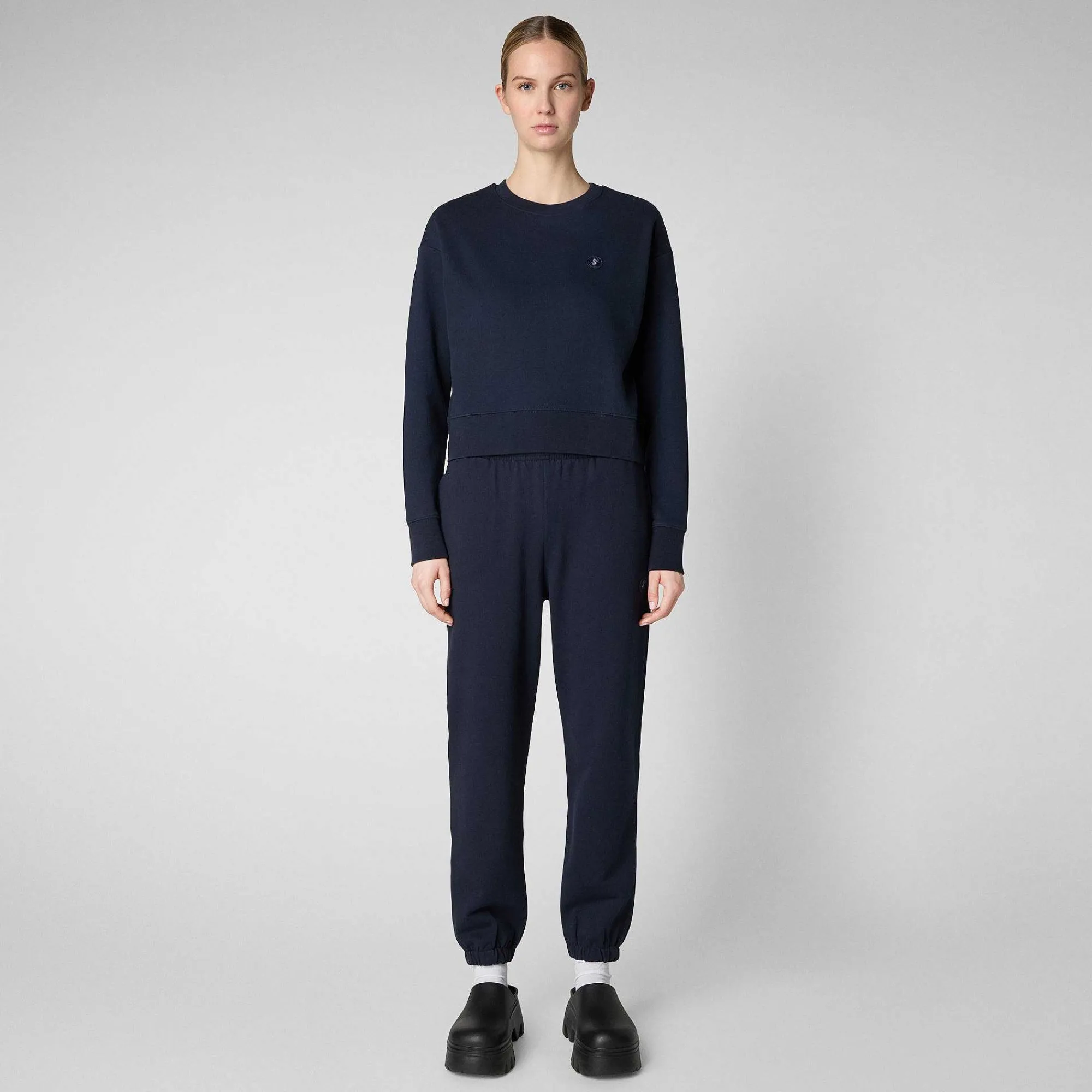 T-Shirt & Felpe^Save The Duck Felpa Donna Ligia In Blu Navy