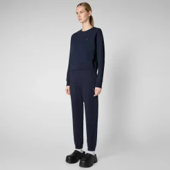T-Shirt & Felpe^Save The Duck Felpa Donna Ligia In Blu Navy