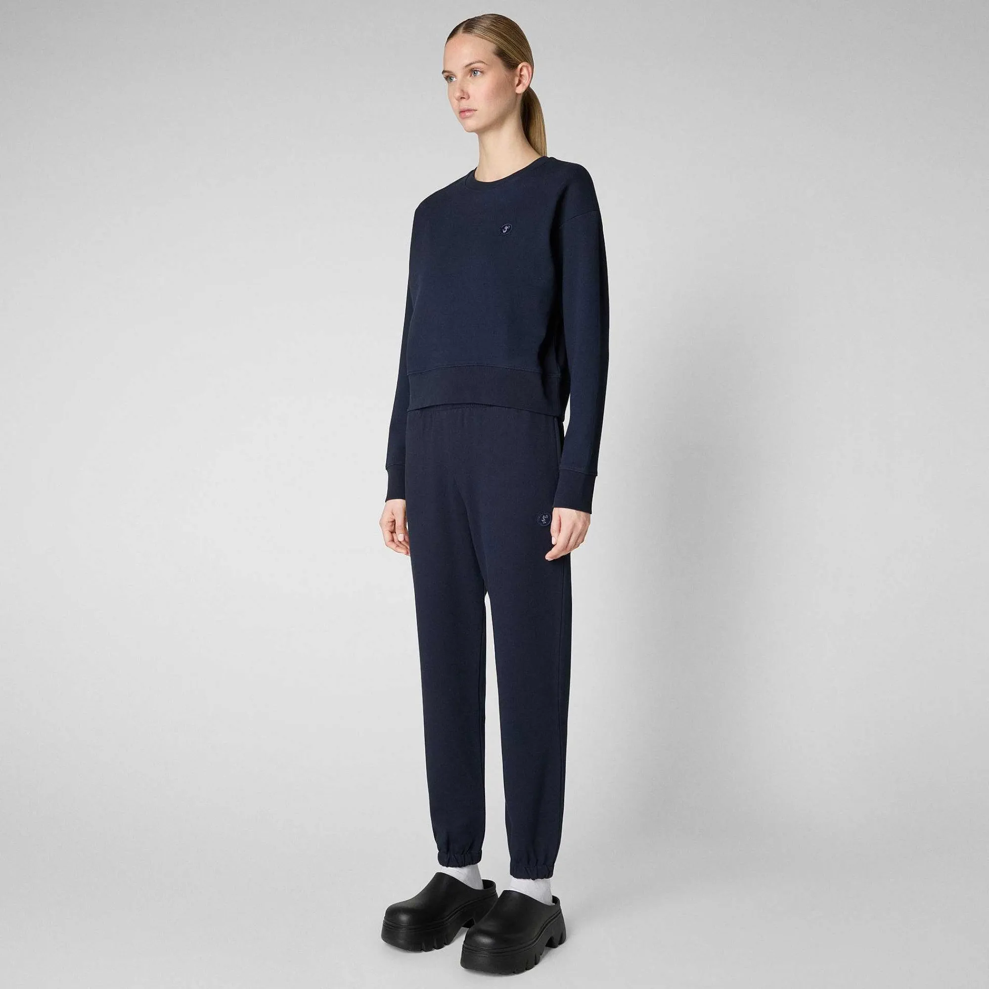 T-Shirt & Felpe^Save The Duck Felpa Donna Ligia In Blu Navy