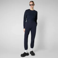 T-Shirt & Felpe^Save The Duck Felpa Donna Ligia In Blu Navy