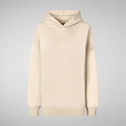 T-Shirt & Felpe^Save The Duck Felpa Donna Ode In Beige Crema