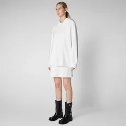T-Shirt & Felpe^Save The Duck Felpa Donna Ode In Bianco