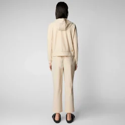 T-Shirt & Felpe^Save The Duck Felpa Donna Pear Beige Crema