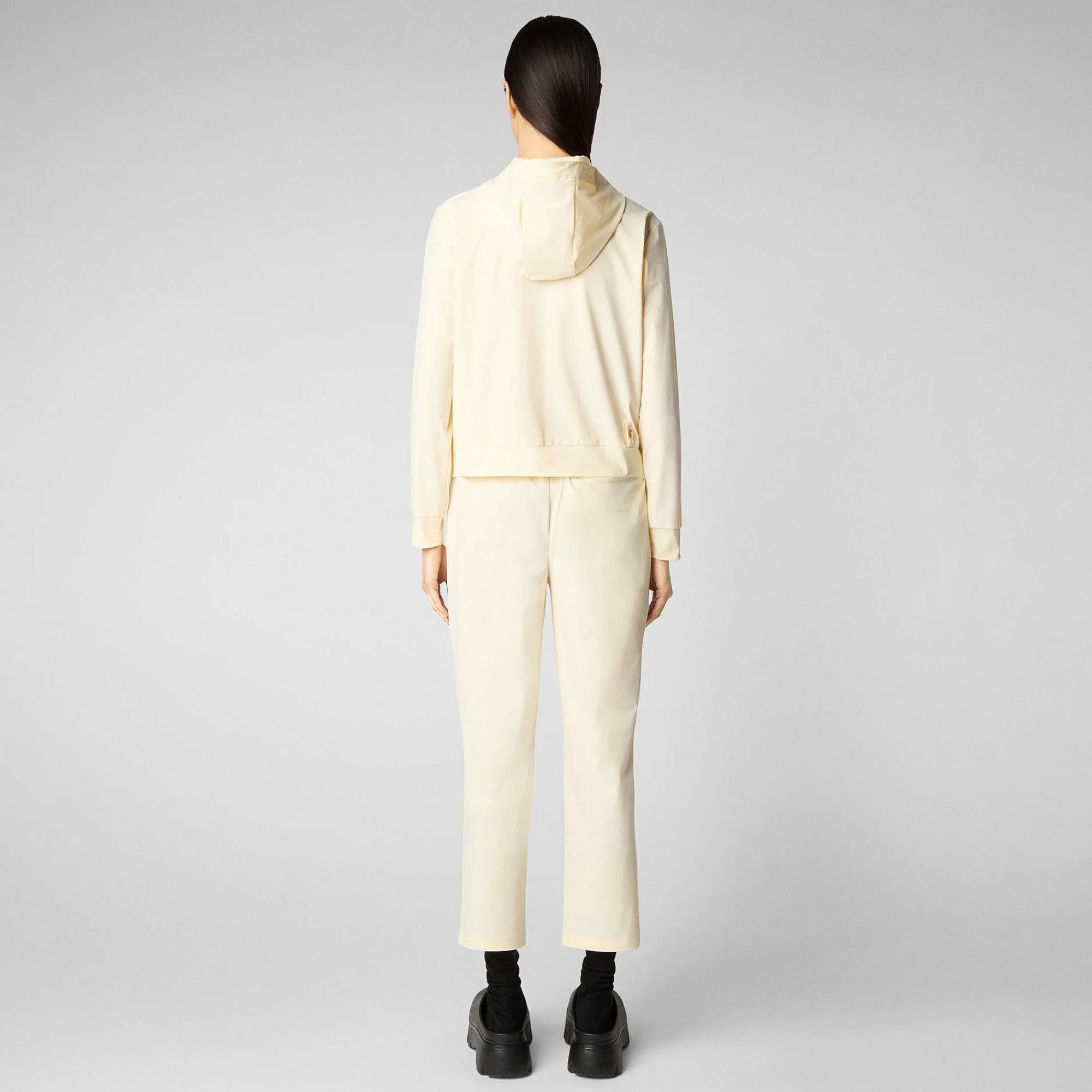 T-Shirt & Felpe^Save The Duck Felpa Donna Pear Bianco Vaniglia