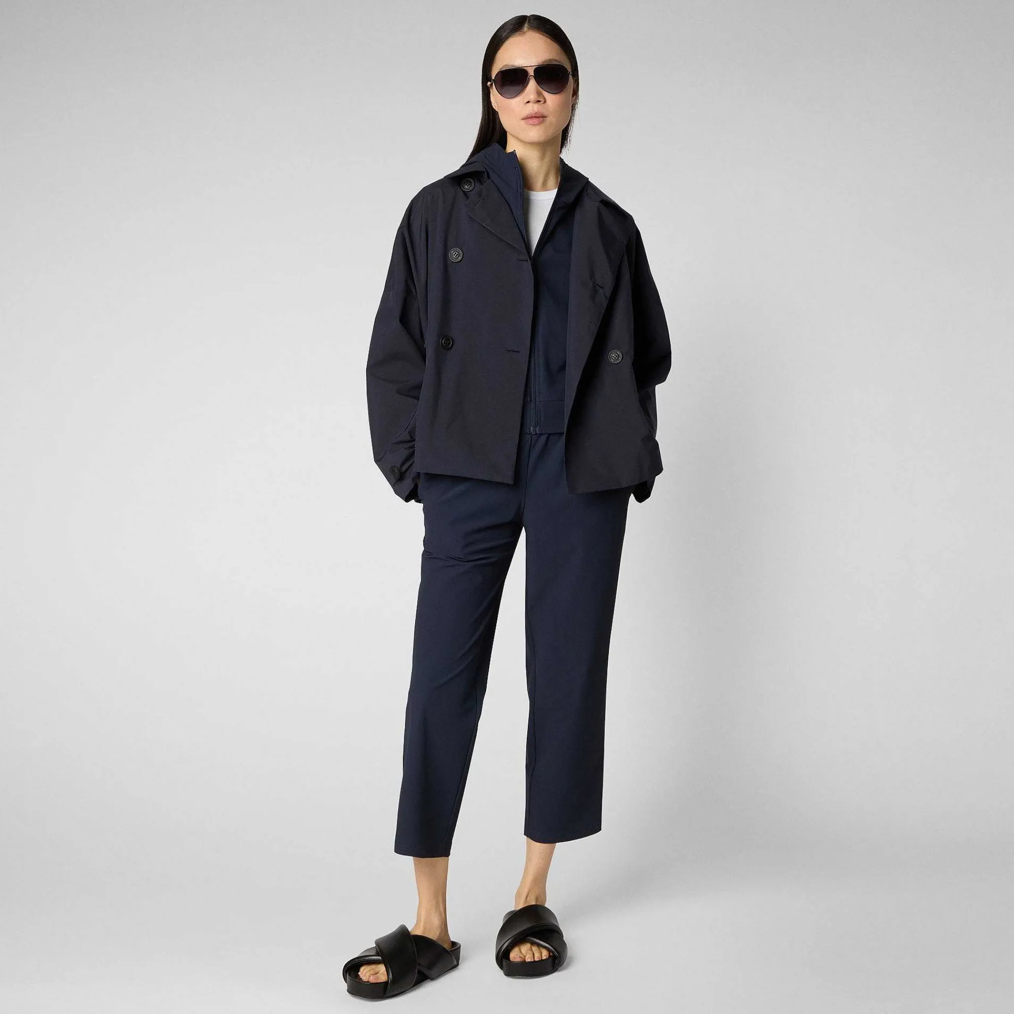 T-Shirt & Felpe^Save The Duck Felpa Donna Pear Blu Navy