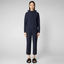 T-Shirt & Felpe^Save The Duck Felpa Donna Pear Blu Navy