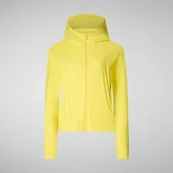 T-Shirt & Felpe^Save The Duck Felpa Donna Pear Giallo Sole