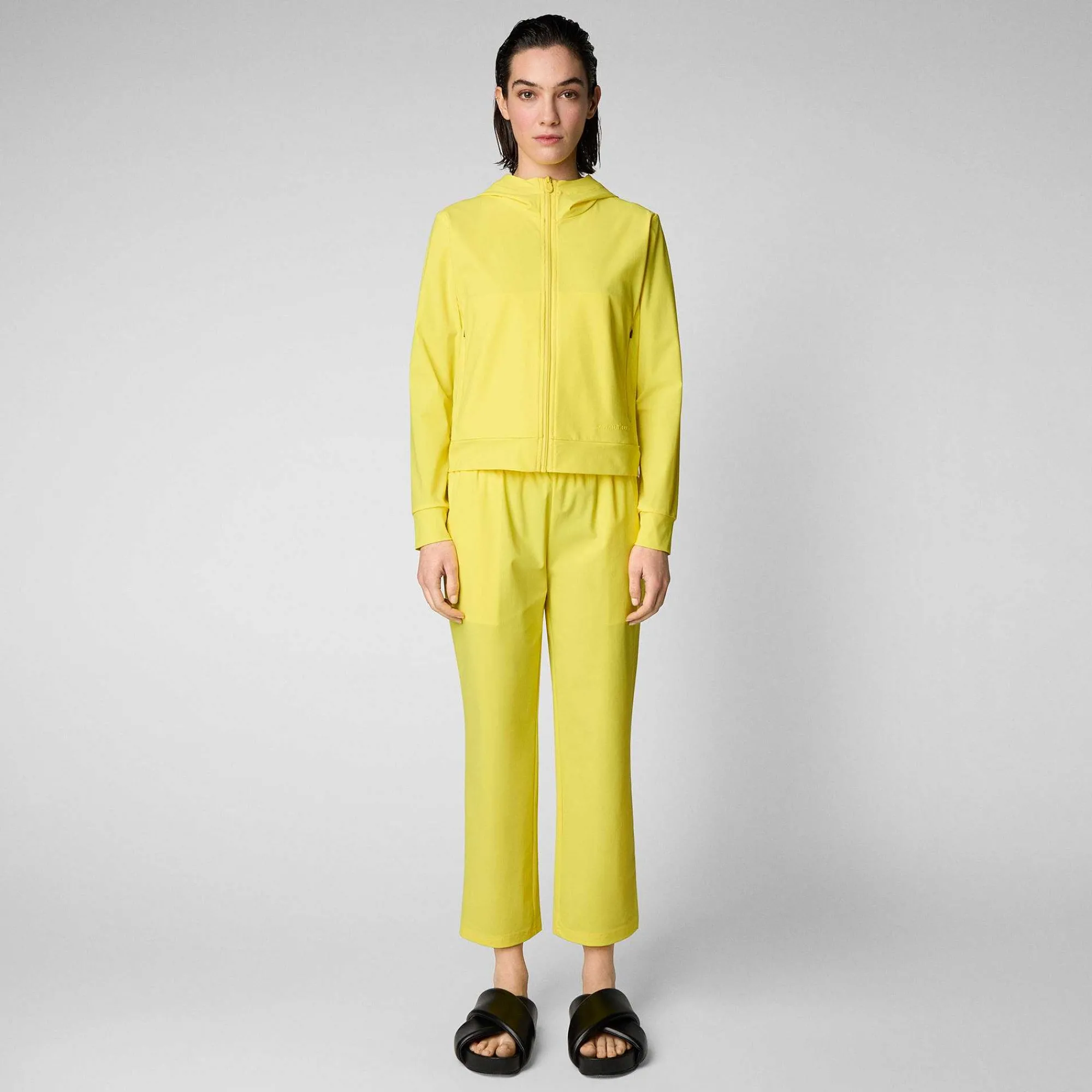 T-Shirt & Felpe^Save The Duck Felpa Donna Pear Giallo Sole