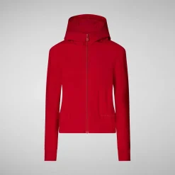 T-Shirt & Felpe^Save The Duck Felpa Donna Pear Rosso Pomodoro
