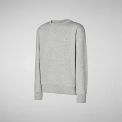 T-Shirt & Felpe^Save The Duck Felpa Unisex Bambino Dano Grigio Melange