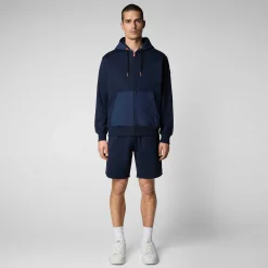 Magliette & Felpe^Save The Duck Felpa Uomo Deas Blu Navy