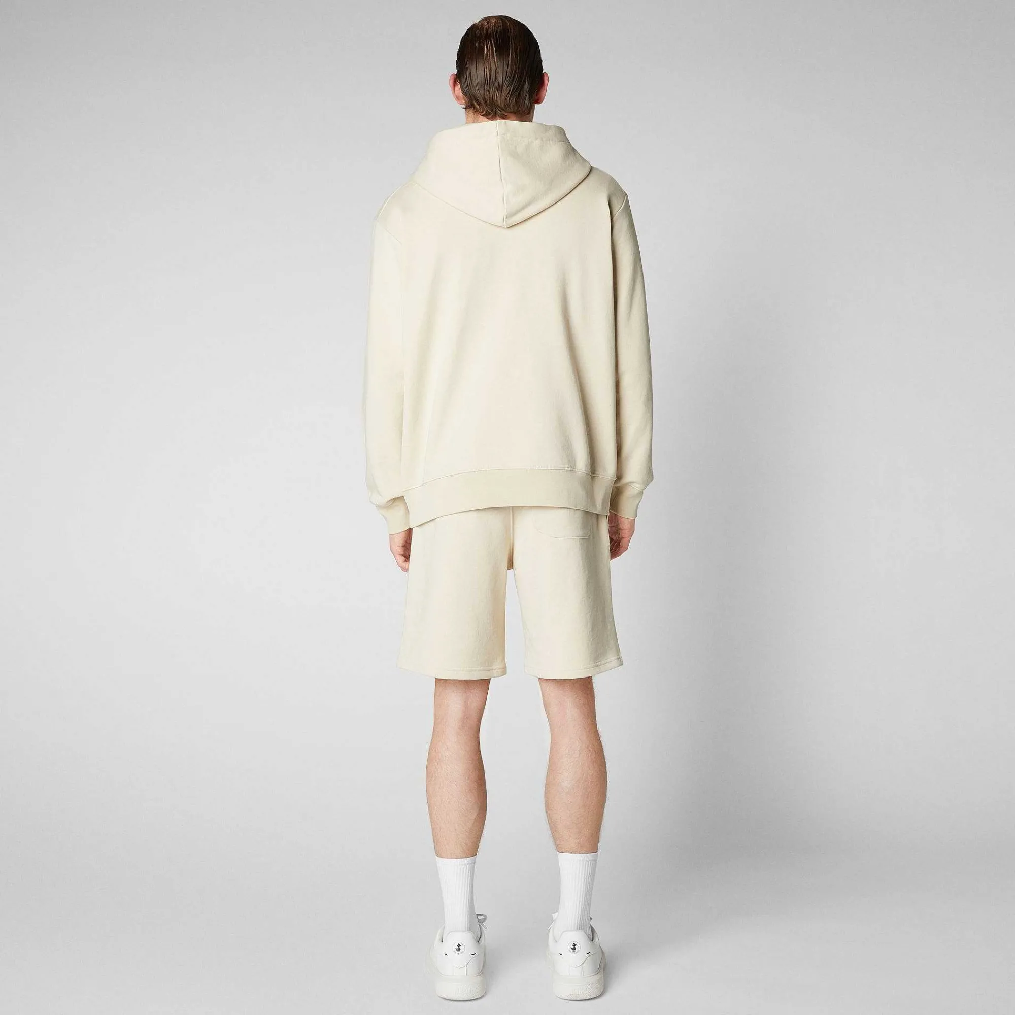 Magliette & Felpe^Save The Duck Felpa Uomo Edson In Beige Crema