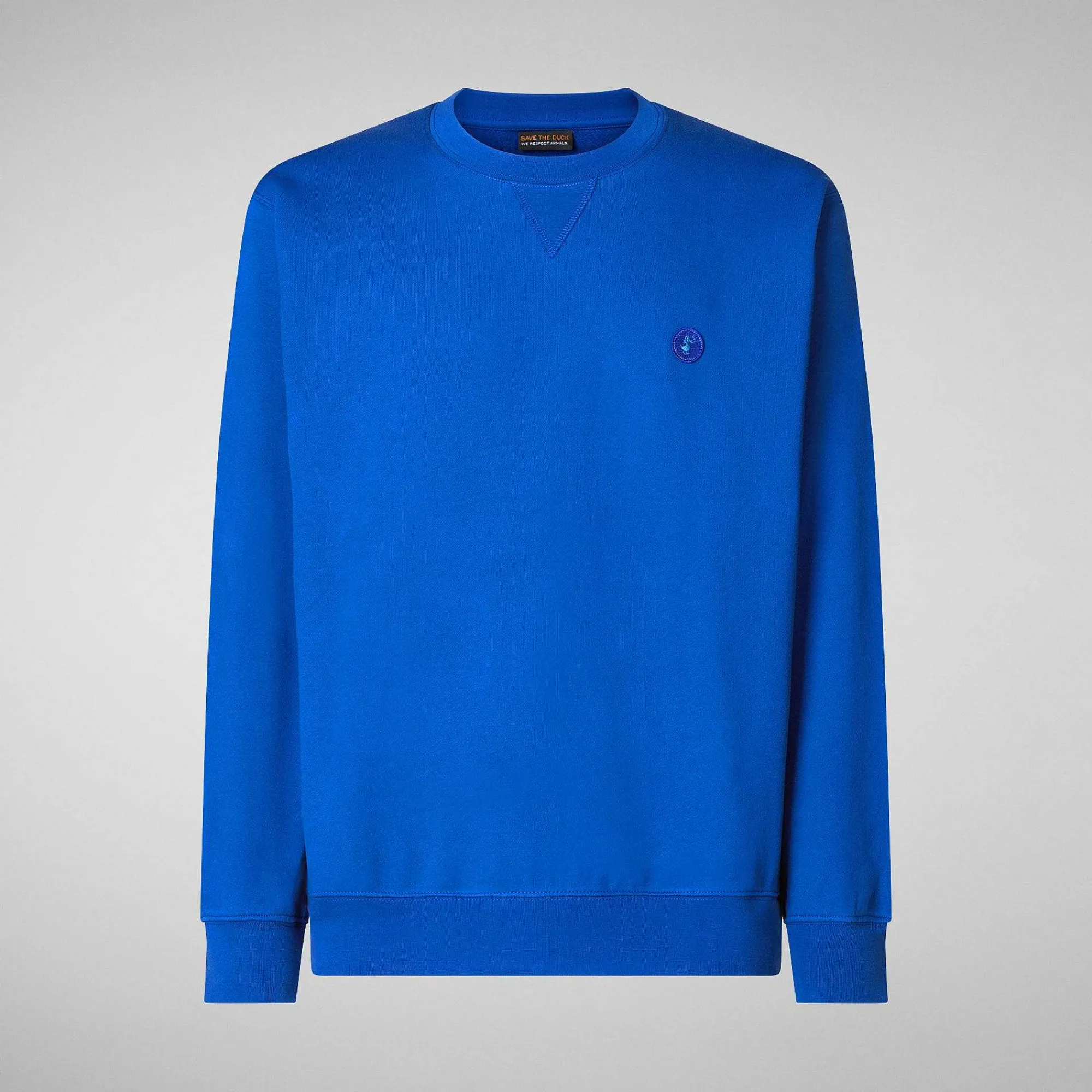 Magliette & Felpe^Save The Duck Felpa Uomo Silas In Blu Elettrico