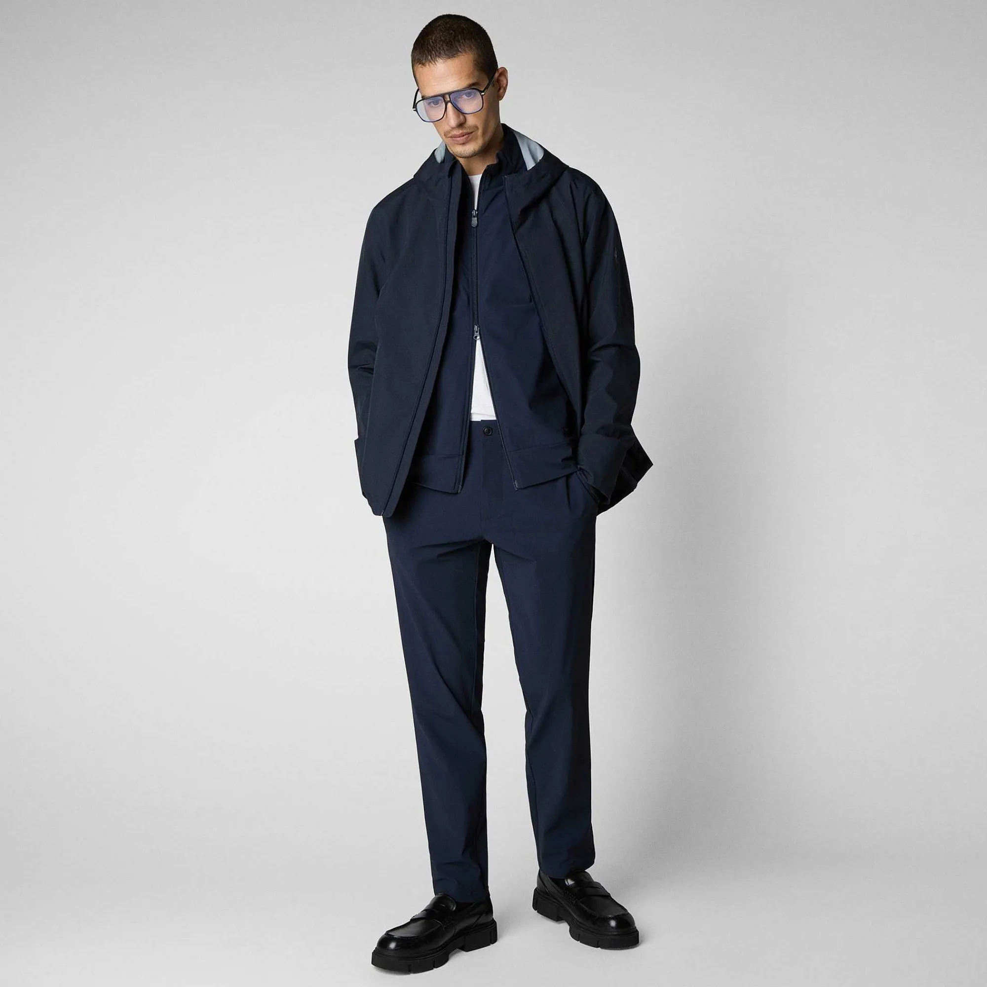 Magliette & Felpe^Save The Duck Felpa Uomo Tulio Blu Navy