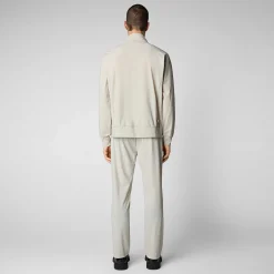 Magliette & Felpe^Save The Duck Felpa Uomo Tulio Grigio Nebbia