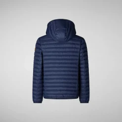 Piumini Animal-Free^Save The Duck Giacca Bambina Ana Blu Navy