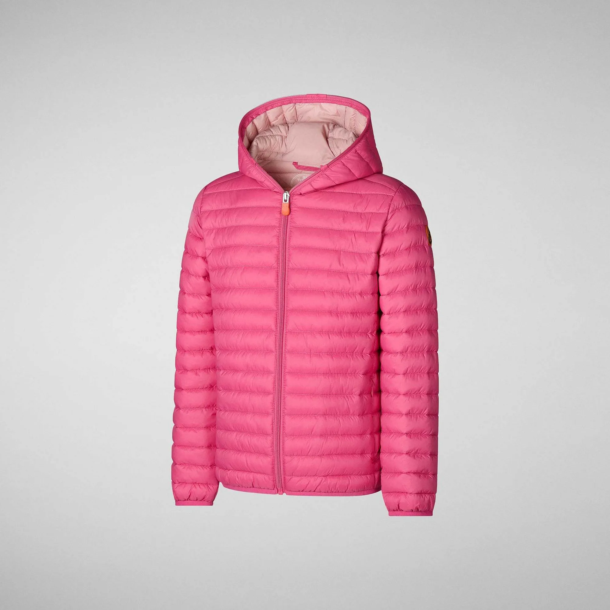 Piumini Animal-Free^Save The Duck Giacca Bambina Ana Rosa Scuro