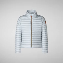 Piumini Animal-Free^Save The Duck Giacca Bambina Aya Crystal Grey