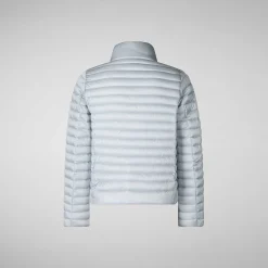 Piumini Animal-Free^Save The Duck Giacca Bambina Aya Crystal Grey
