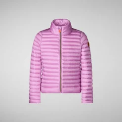 Piumini Animal-Free^Save The Duck Giacca Bambina Aya Violetto