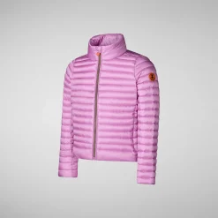 Piumini Animal-Free^Save The Duck Giacca Bambina Aya Violetto