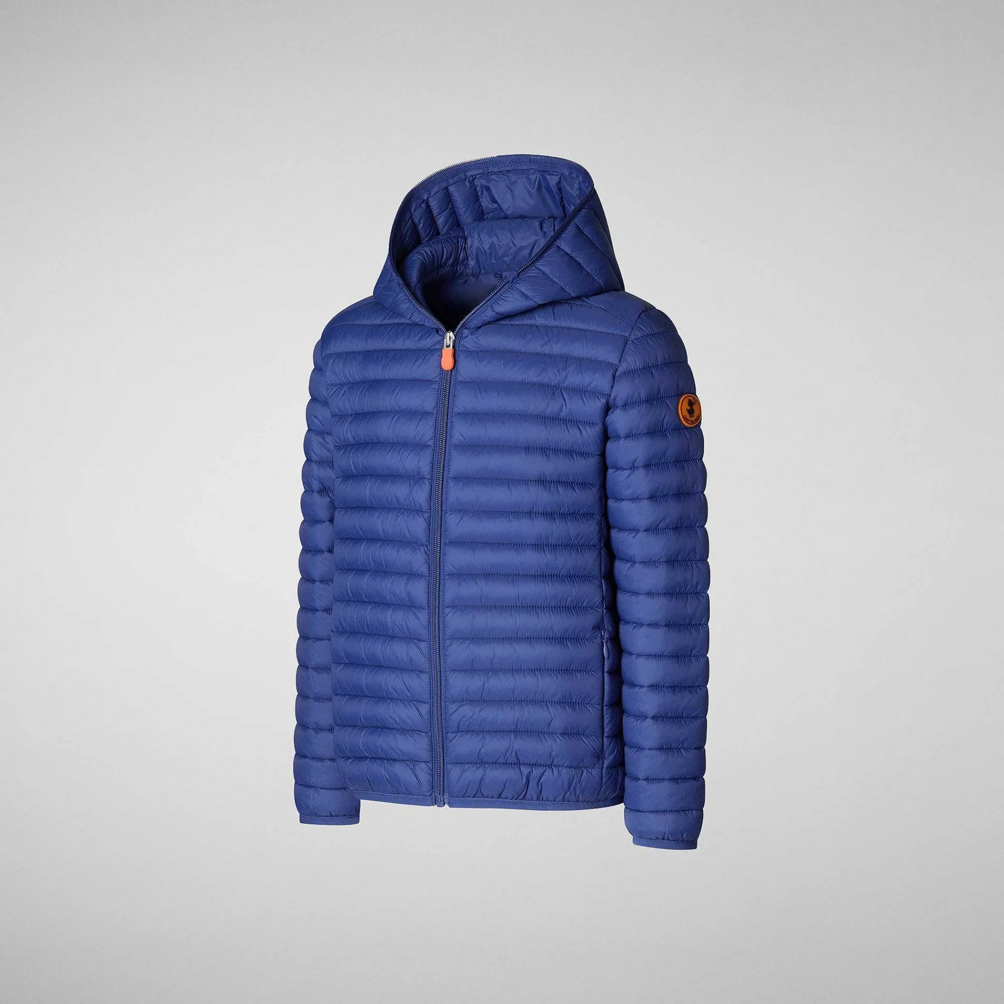Piumini Animal-Free^Save The Duck Giacca Bambino Huey Eclipse Blu