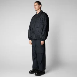 Giacche^Save The Duck Giacca Bomber Unisex Usher Blu Notte