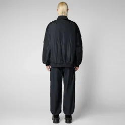 Giacche^Save The Duck Giacca Bomber Unisex Usher Blu Notte