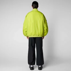 Giacche^Save The Duck Giacca Bomber Unisex Usher In Verde Lime