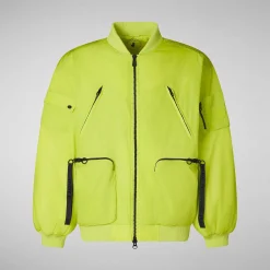 Giacche^Save The Duck Giacca Bomber Unisex Usher In Verde Lime