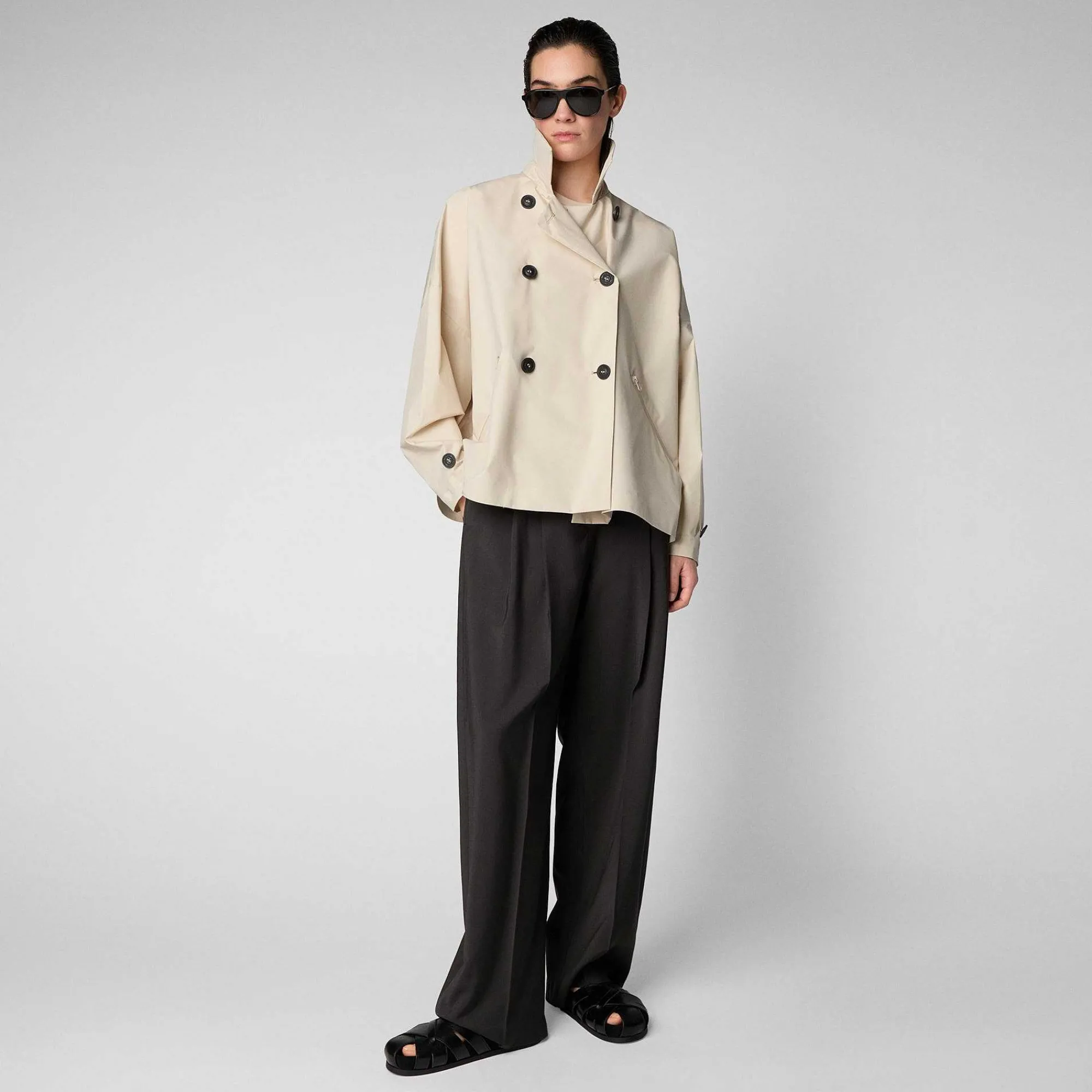 Giacche^Save The Duck Giacca Donna Ina Beige Crema