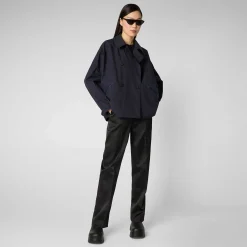 Giacche^Save The Duck Giacca Donna Ina Blu Nero