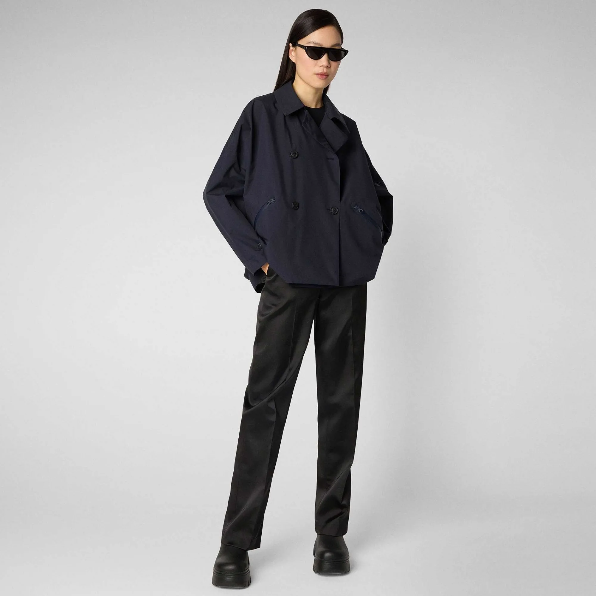 Giacche^Save The Duck Giacca Donna Ina Blu Nero