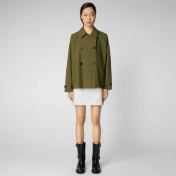 Giacche^Save The Duck Giacca Donna Ina Verde Oliva