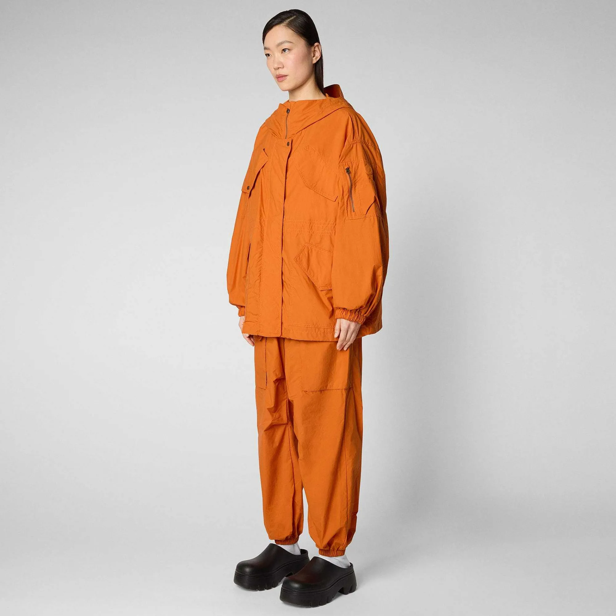 Giacche^Save The Duck Giacca Donna Juna Arancione Ambra