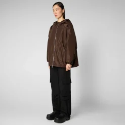 Giacche^Save The Duck Giacca Donna Nika Soil Brown