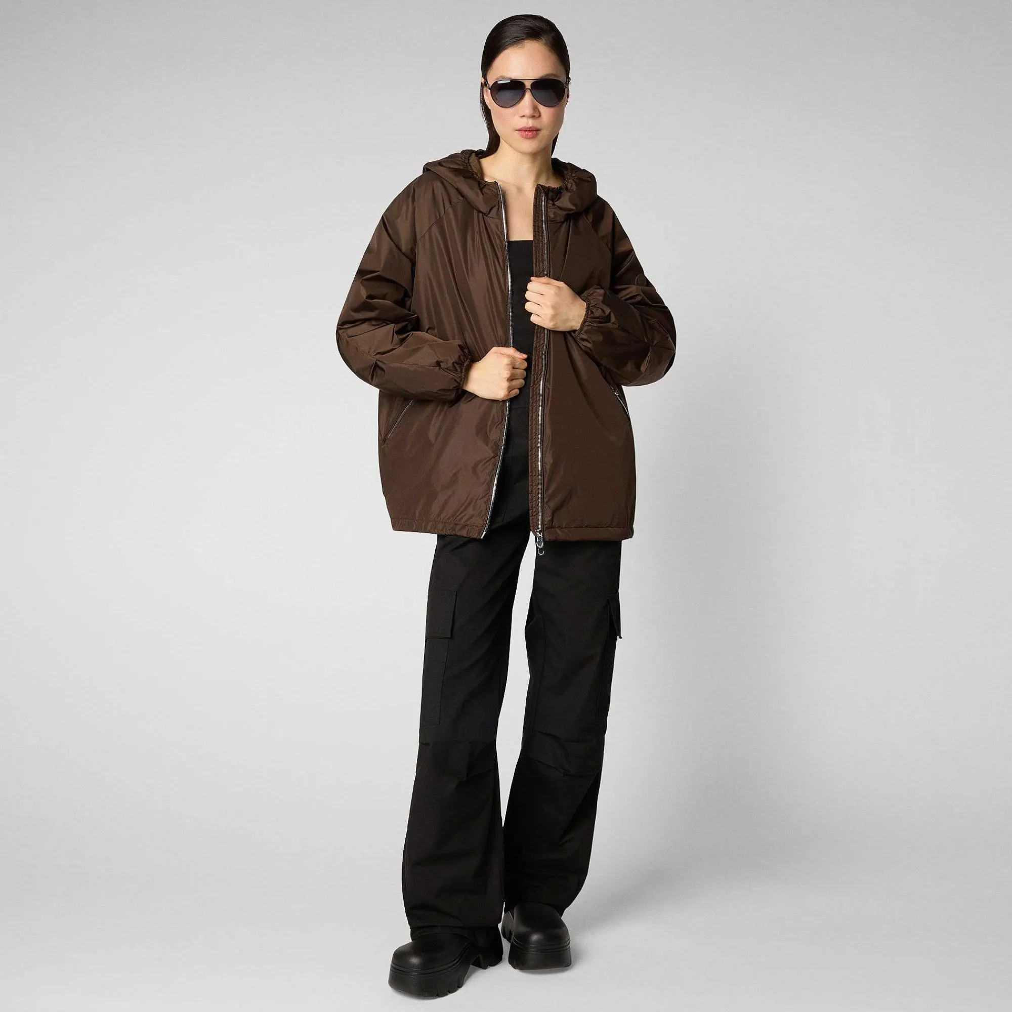 Giacche^Save The Duck Giacca Donna Nika Soil Brown