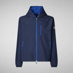 Giacche^Save The Duck Giacca Uomo David Blu Navy