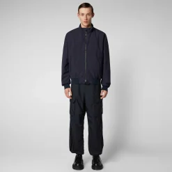 Giacche^Save The Duck Giacca Uomo Finlay Blu Nero