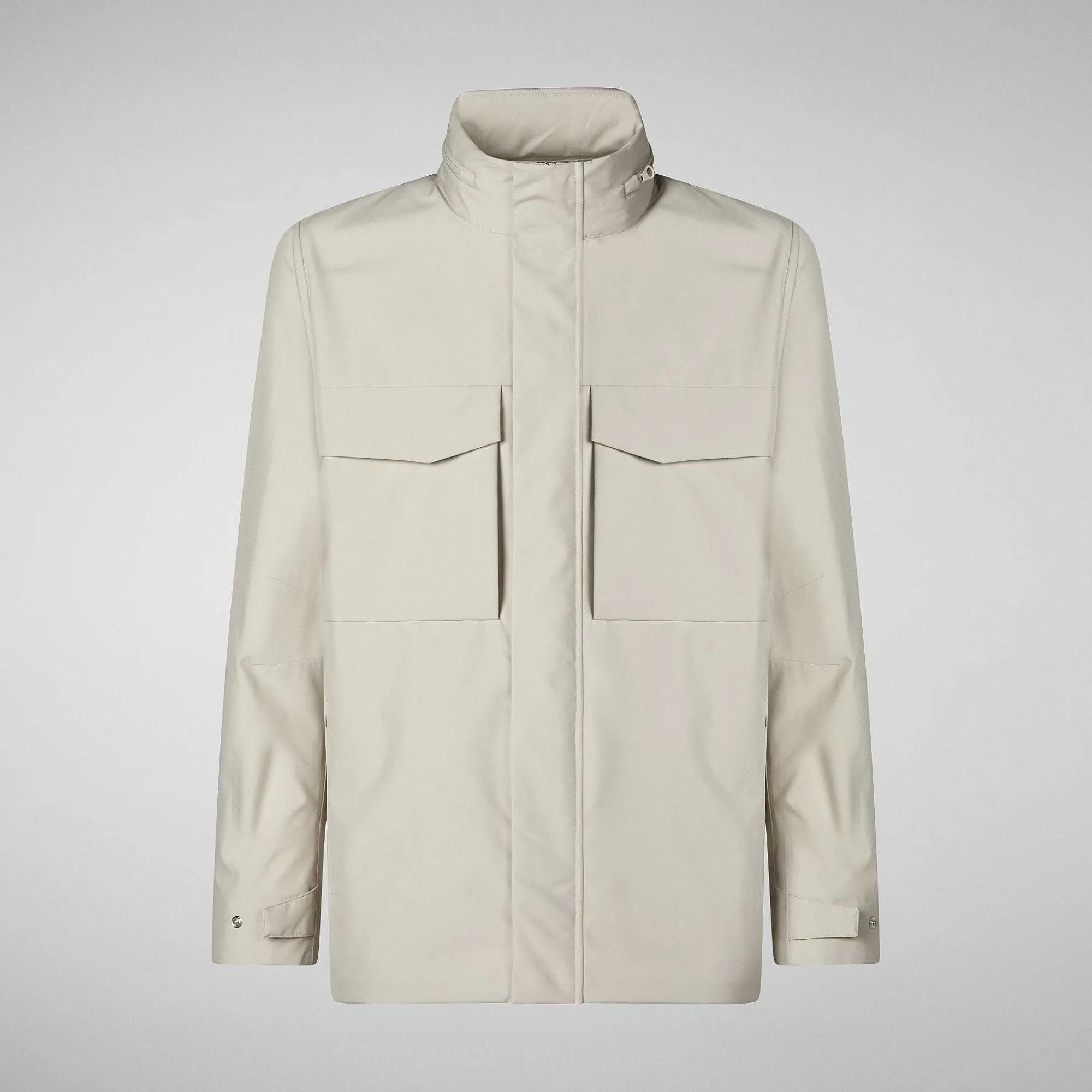 Giacche^Save The Duck Giacca Uomo Irving Beige Crema