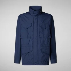 Giacche^Save The Duck Giacca Uomo Mako Blu Navy