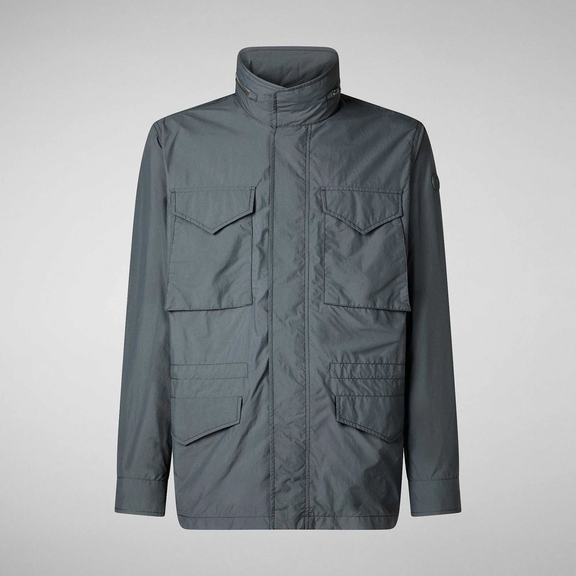 Giacche^Save The Duck Giacca Uomo Mako Grigio Tempesta
