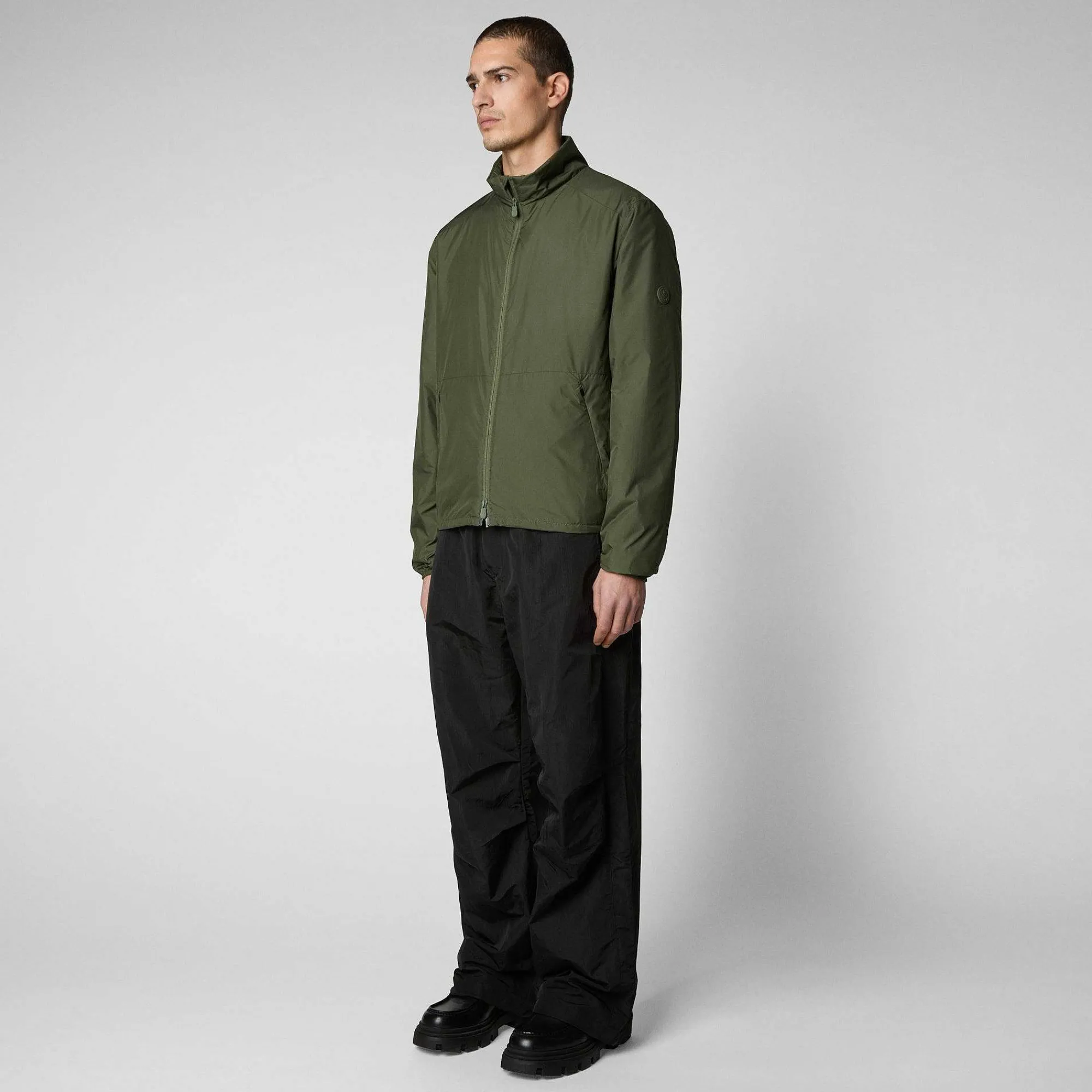 Giacche^Save The Duck Giacca Uomo Yonas Verde Oliva