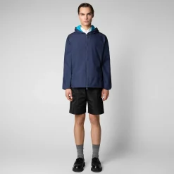 Giacche^Save The Duck Giacca Uomo Zayn Blu Navy