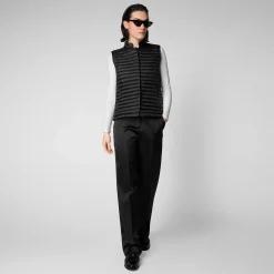 Gilets^Save The Duck Gilet Donna Aria Nero