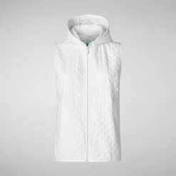 Gilets^Save The Duck Gilet Donna Femi Bianco